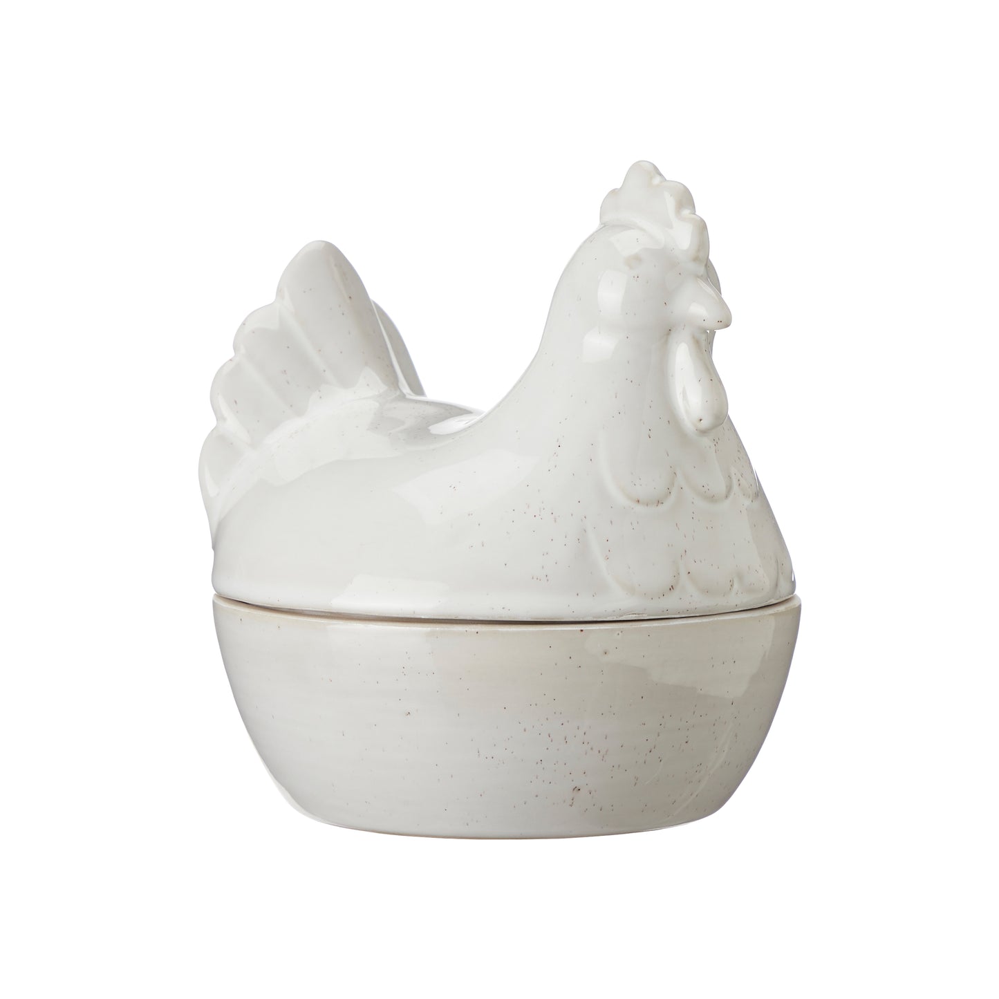 Ceramic Hen Egg Basket with lid…