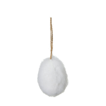 Set of 6 Mixed Hanging Felt Eggs