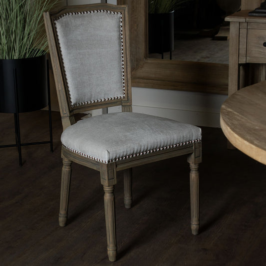 Ripley Grey Fabric Dining Chair