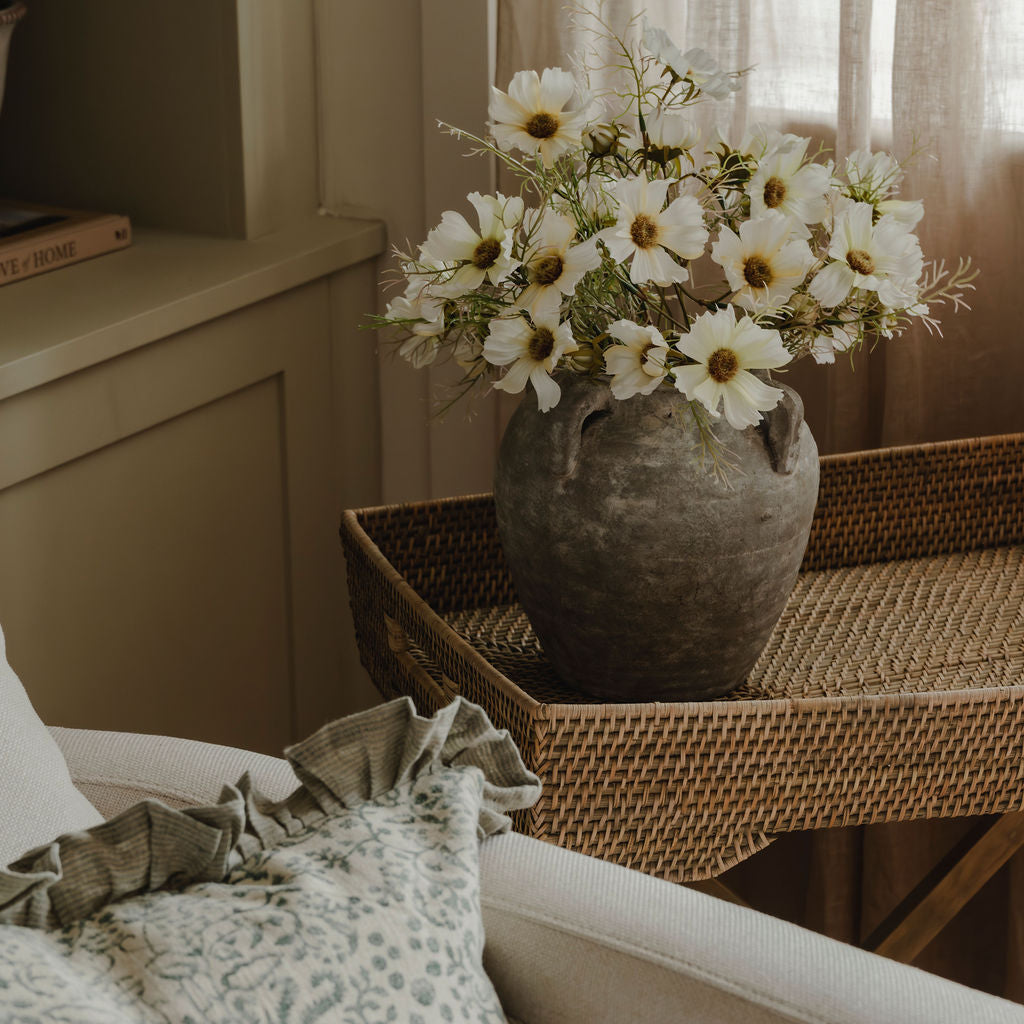 Bermuda Rattan Butler's Tray with Stand