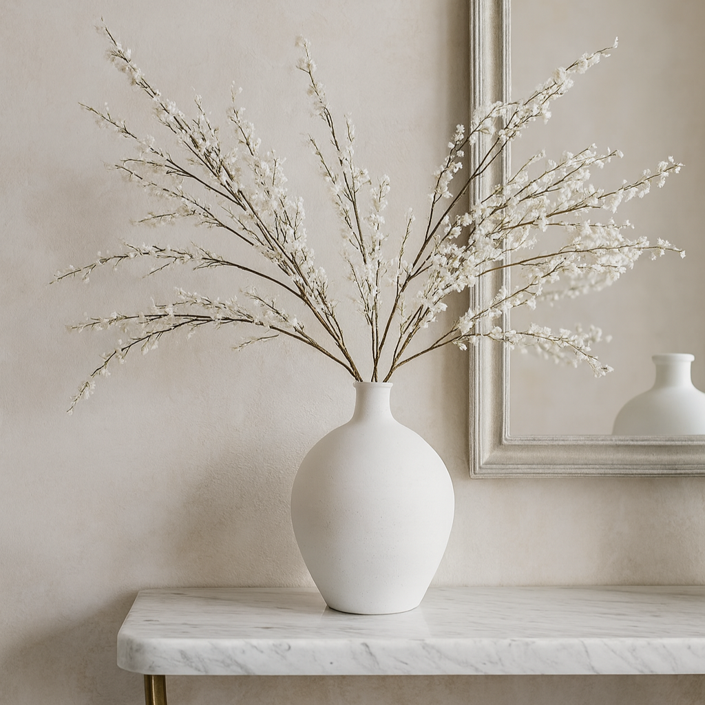 Artificial White Willow Spray