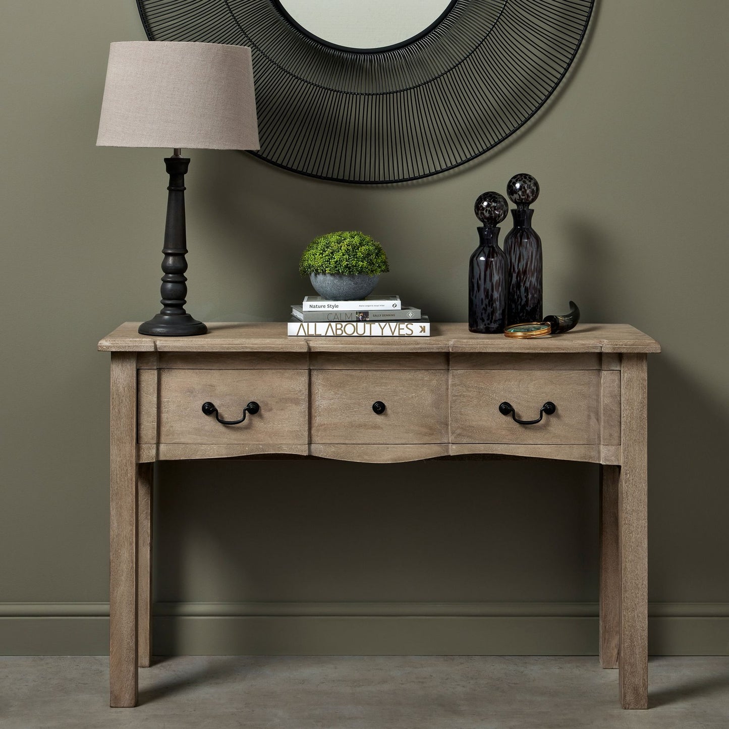 Copgrove Collection 3 Drawer Console
