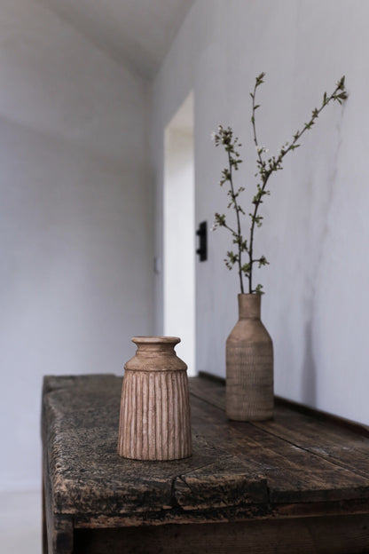 Rena Terracotta Vase - Antique