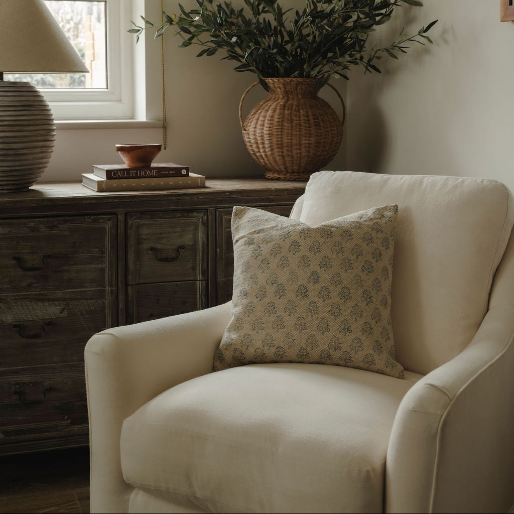 Clarendon Indigo Cushion