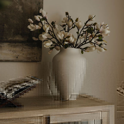 Luxury Tall White Faux Magnolia