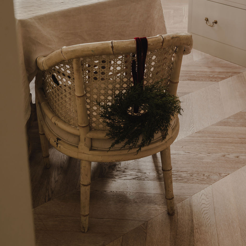 Faux Mini Cypress Wreath