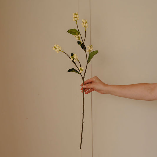 Cream Snowberry Spray