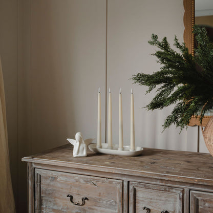 White Ceramic Light Up Angel