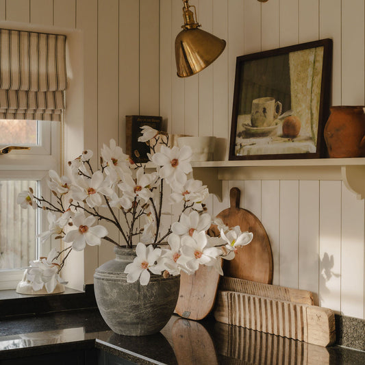 Artificial White Magnolia