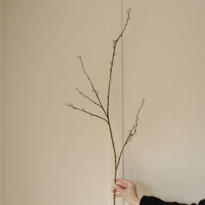Artificial Pussy Willow Stem