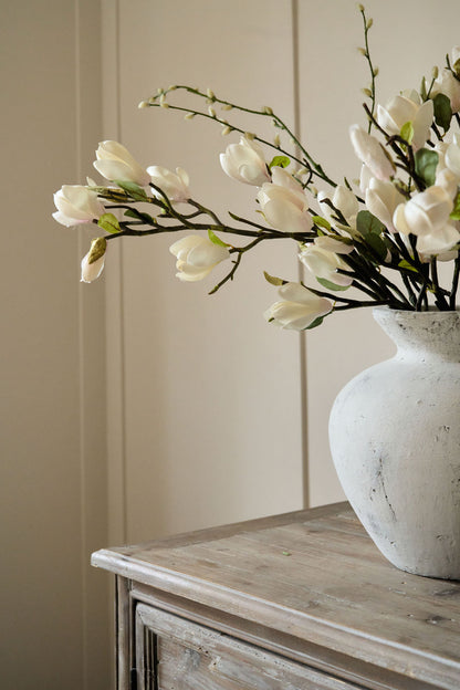 Darcy Antique White Vase