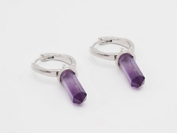 purple amethyst earrings