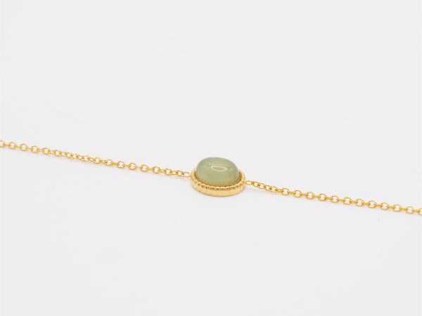 dainty natural stone bracelet