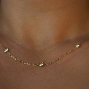 cubic zirconia necklace