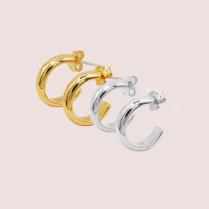 hoop earrings