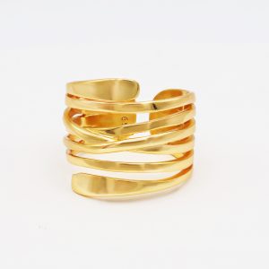 stacking gold plated ring