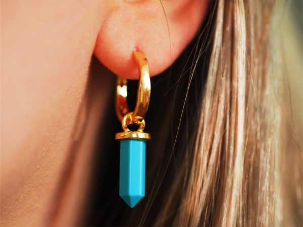 turquoise drop earrings