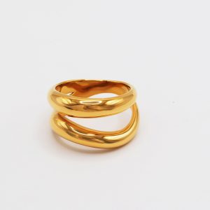 waterwave gold ring