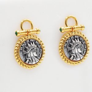 Vintage Greek Goddess Earrings