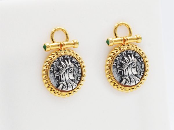 Vintage Greek Goddess Earrings