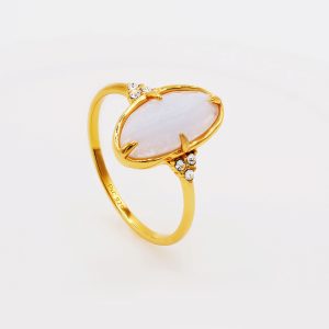 agate long ring