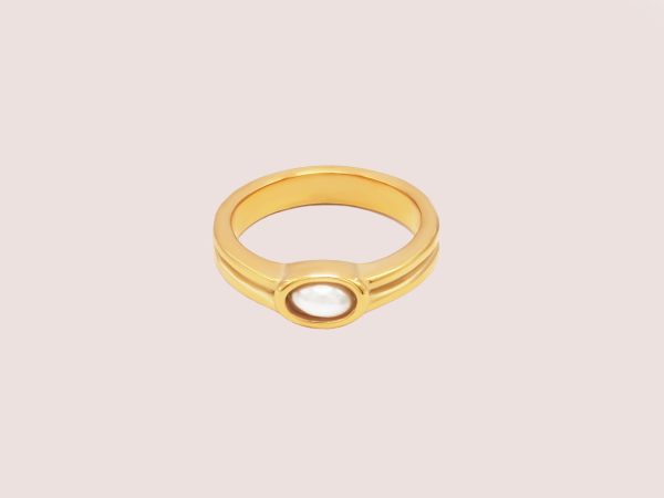 Pearl Geometric Ring