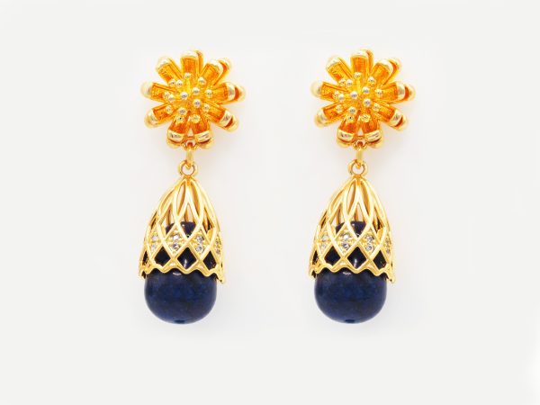 blue lapis earrings