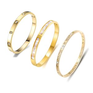 gold bangle bundle