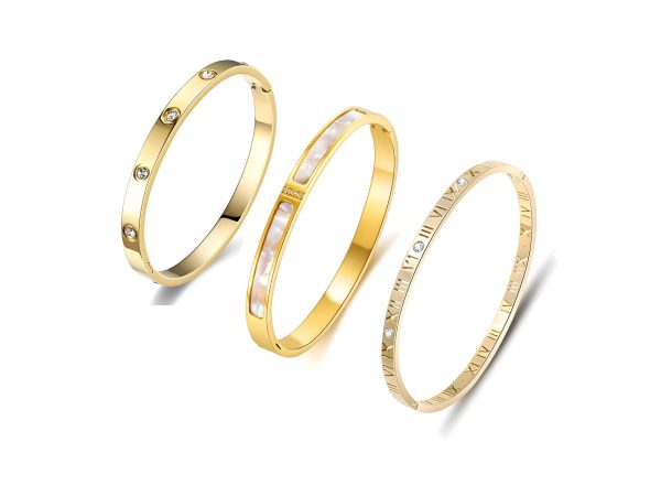 gold bangle bundle