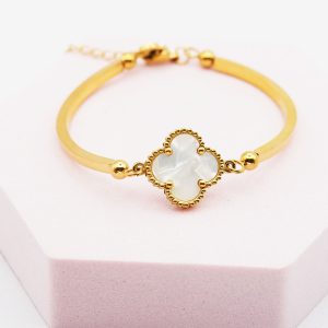 white clover bangle