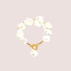 irregular pearl bracelet