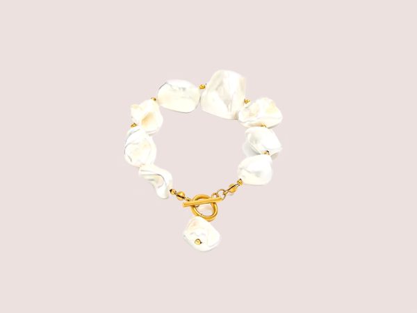 irregular pearl bracelet