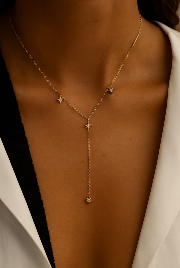 Star lariat necklace