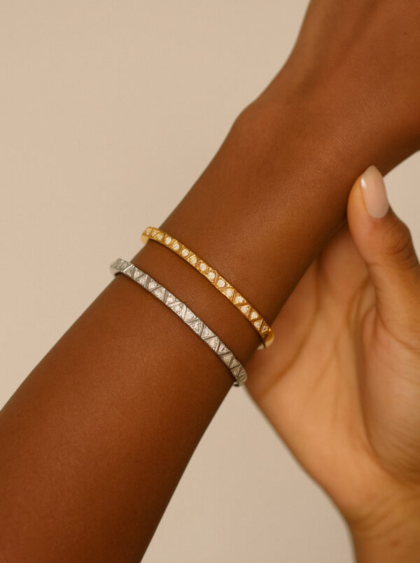 slim rhinestone bangle