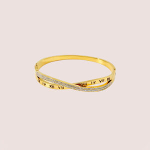 Numerical Cross Over Bangle