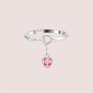 heart drop ring