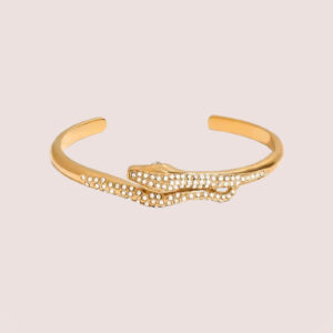 Snake Open Cuff Bangle