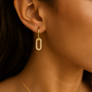 link earrings