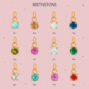 birthstone charms